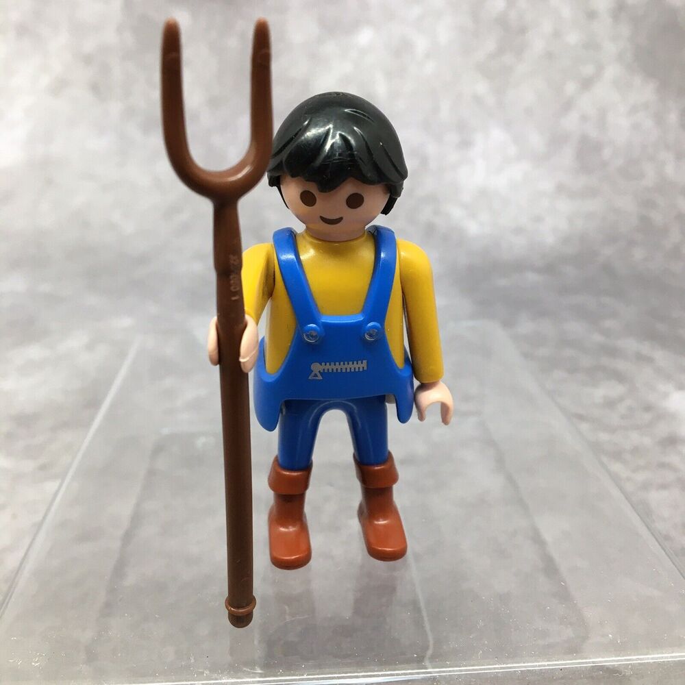 Playmobil Farmer wearing Overalls